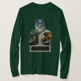 Russisch Blau Plato Katze T-Shirt