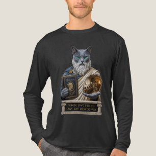 Russisch Blau Plato Katze Tri-Blend Shirt
