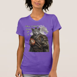 Russisch Blau Samurai Katze T-Shirt