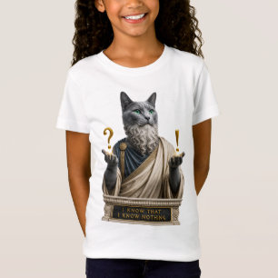 Russisch Blau Socrates Katze T-Shirt