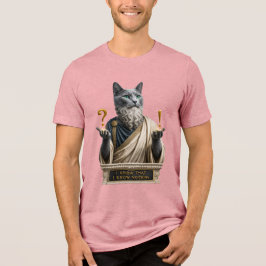 Russisch Blau Socrates Katze Tri-Blend Shirt