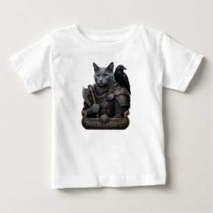 Russisch Blau Veteran Odins Katze Baby T-shirt