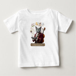 Russisch Blau Vivaldi Katze: Ein lebendiges Erbe Baby T-shirt