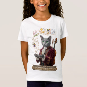 Russisch Blau Vivaldi Katze: Ein lebendiges Erbe T-Shirt