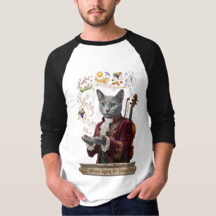 Russisch Blau Vivaldi Katze: Ein lebendiges Erbe T-Shirt