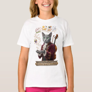 Russisch Blau Vivaldi Katze: Ein lebendiges Erbe T-Shirt