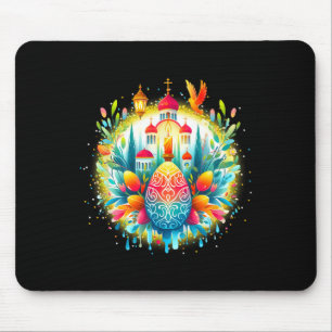 Russisch griechisch-byzantinisch-orthodoxes Kreuz Mousepad