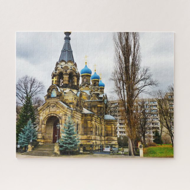 Russisch-orthodoxe Kirche Dresden Deutschland. (Horizontal)