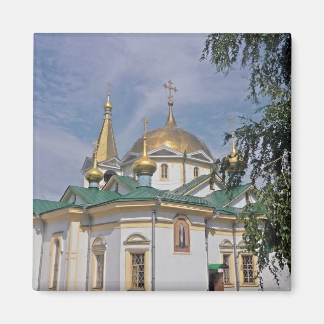 Russisch-orthodoxe Kirche in Russland Magnet (Vorne)