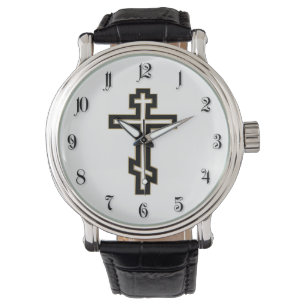 Russisch-Orthodoxe Kreuz Armbanduhr