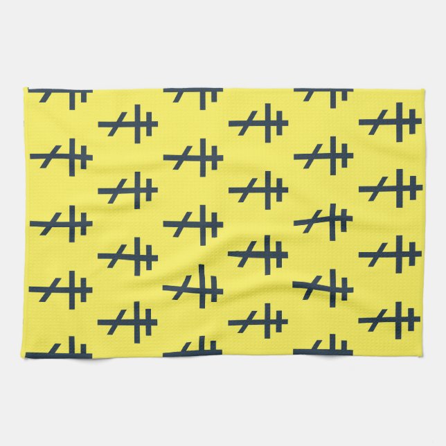 Russisch-Orthodoxe Kreuz Geschirrtuch (Horizontal)