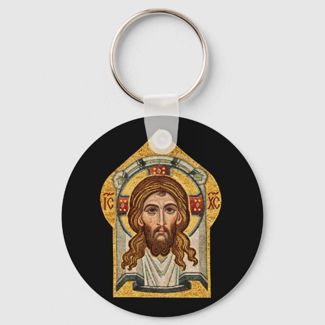 Russisch-orthodoxe Mosaiksymbol Schlüsselanhänger (Vorderseite)