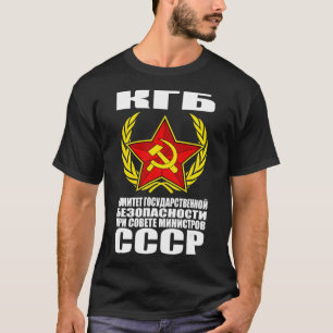 Russisch, Sowjetischer Spion, Lustiges KGB, Politi T-Shirt