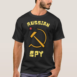 Russisch spioniert politische Satire Russland völ T-Shirt