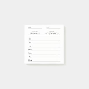 Russisch   Verbs Conjugation Practice Post-it Klebezettel