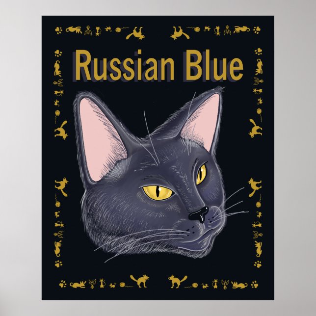 RussischBlue Poster (Vorne)