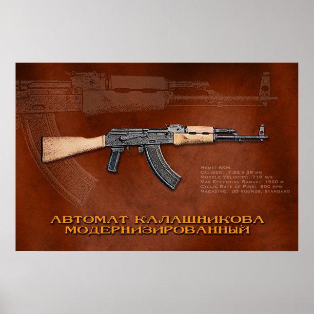 Russische AKM Poster (Vorne)