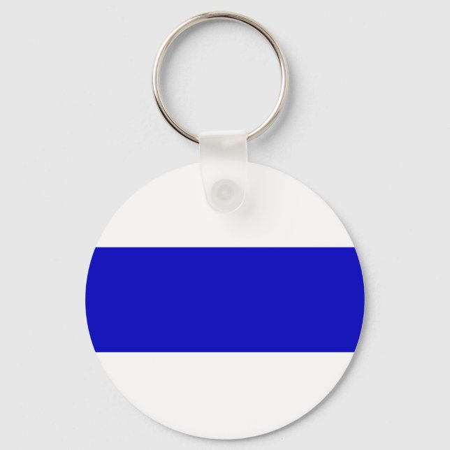 Russische Anti-Kriegs-Fahne ukrainische blaue Lini Schlüsselanhänger (Vorderseite)