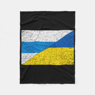 Russische Antikriegsflagge Ukraine-Flagge Net Voyn Fleecedecke