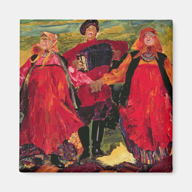 Russische Bauern singen Magnet (Vorne)