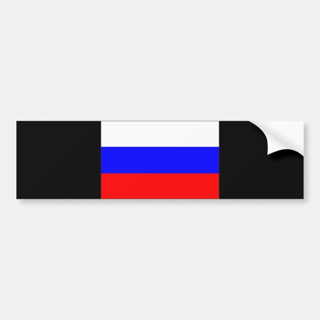 RUSSISCHE FLAG AUTOAUFKLEBER (Vorne)