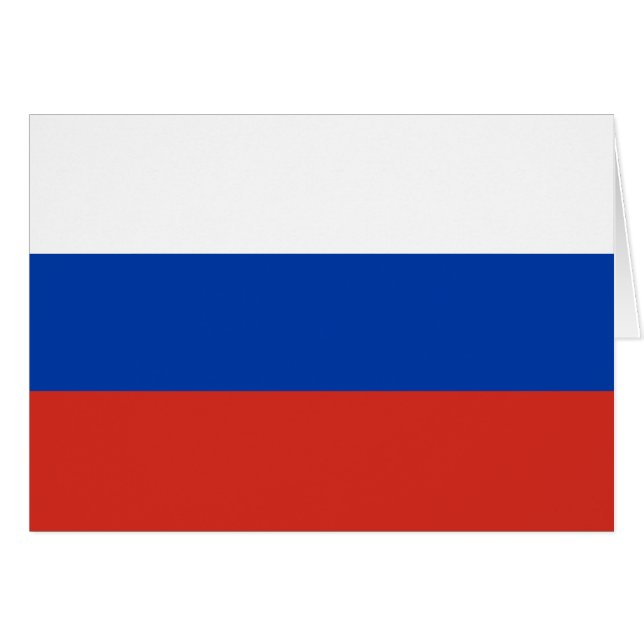 Russische Flagge (Vorderseite (Horizontal))