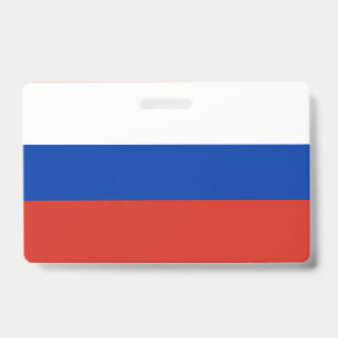 Russische Flagge Ausweis