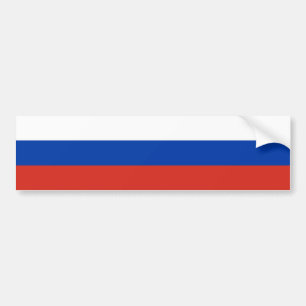 Russische Flagge Autoaufkleber