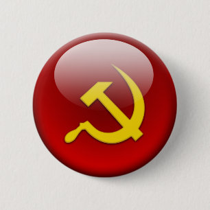 Russische Flagge Button