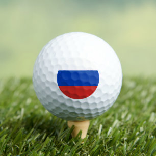 Russische Flagge, Flagge Russlands Golfball
