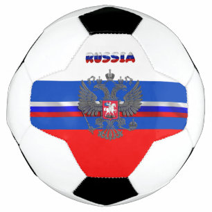 Russische Flagge Fußball