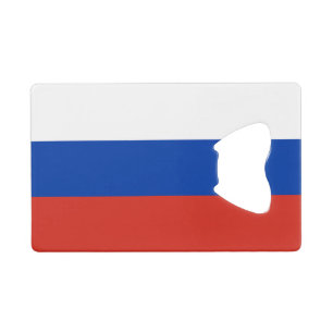 Russische Flagge Geldbeutel Flaschenöffner