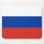Russische Flagge Mousepad<br><div class="desc">Anpassbare World Flag Produkte - Bitte fühlen Sie sich frei,  Ihren eigenen Text hinzuzufügen.</div>
