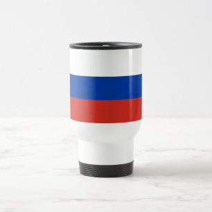 Russische Flagge Reisebecher