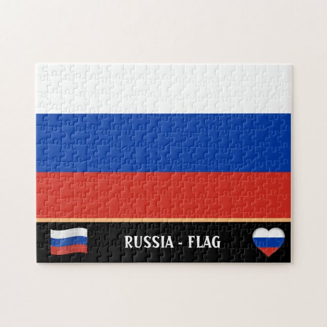 Russische Flagge / Russisches Land / Russland (Horizontal)