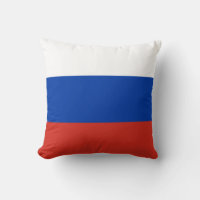 Russische Flagge (Russland) Drehkissen