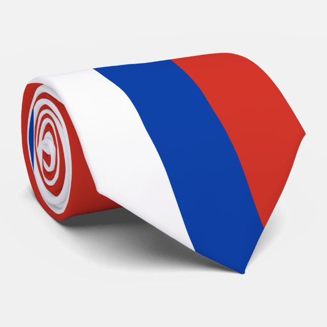 Russische Flagge (Russland) Krawatte (Gerollt)