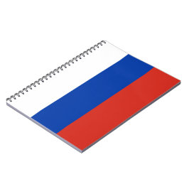 Russische Flagge (Russland) Notebook Notizblock