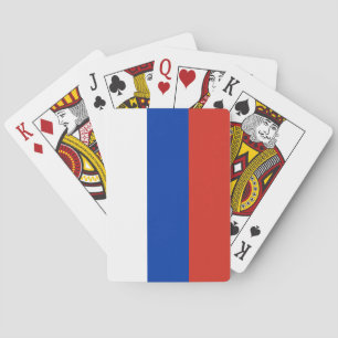 Russische Flagge (Russland) Spielkarten