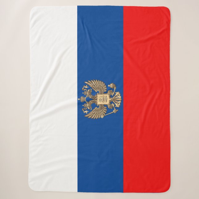 Russische Flagge Sherpadecke (Vorderseite)