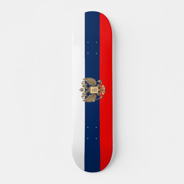 Russische Flagge Skateboard (Vorne)