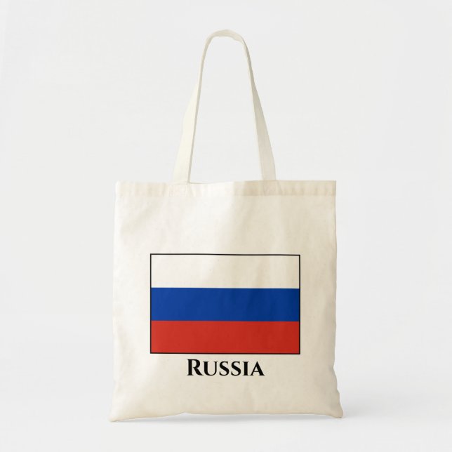Russische Flagge Tragetasche (Vorne)