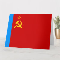 Russische Flagge, UdSSR, CCCP, Kommunismus, Lenin