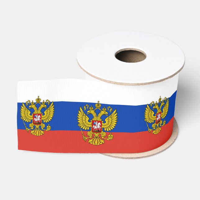 Russische Flagge - Urlaub, Reisen / Sport Ripsband (Spule)