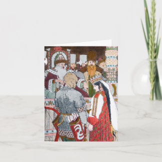 Russische Folklore Notecard Karte