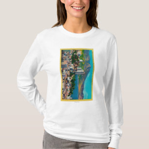 Russische Hügel-Skyline mit T-Shirt