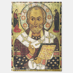 Russische Ikone des hl. Nikolaus Magnet