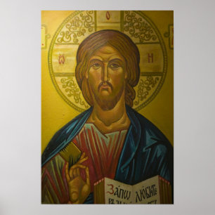 Russische Ikone in der Kirche St. Sophia / Poster