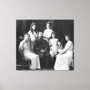 Russische Kaiserfamilie, Haus von Romanov (1913) Leinwanddruck