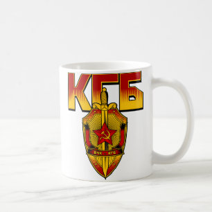 Russische KGB Abzeichen-Sowjet-Ära Kaffeetasse
